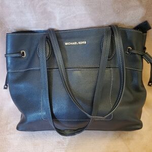 Michael Kors Black Leather Tote